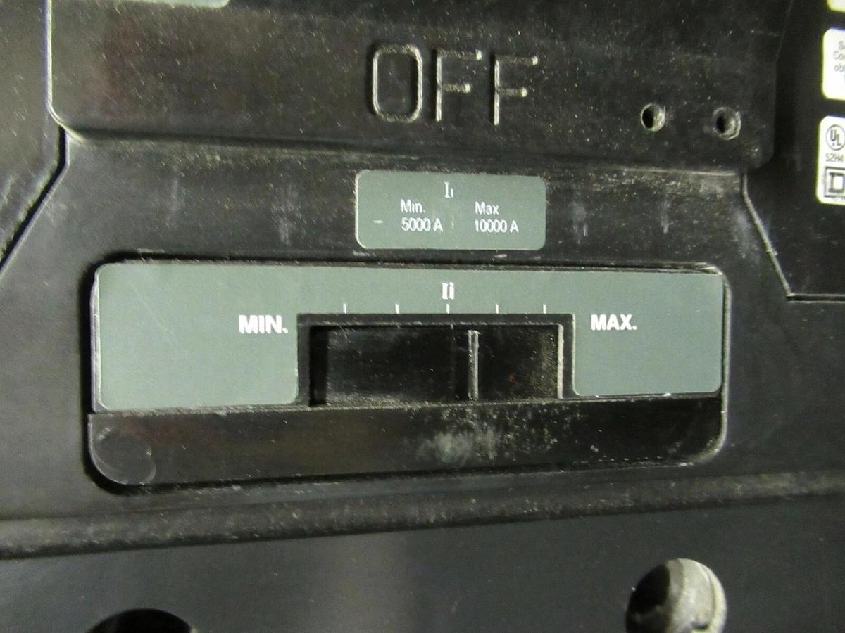 Used SQUARE D CIRCUIT BREAKER MHL3610001212 1000 AMP 600 VAC 3-POLE 3-PHASE