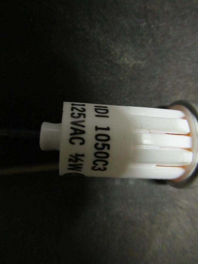(5 QTY) IDI 1050C3 AMBER LENS 125 VAC 1/2 (0.5) WATT INDICATOR LIGHT LED LIGHTS