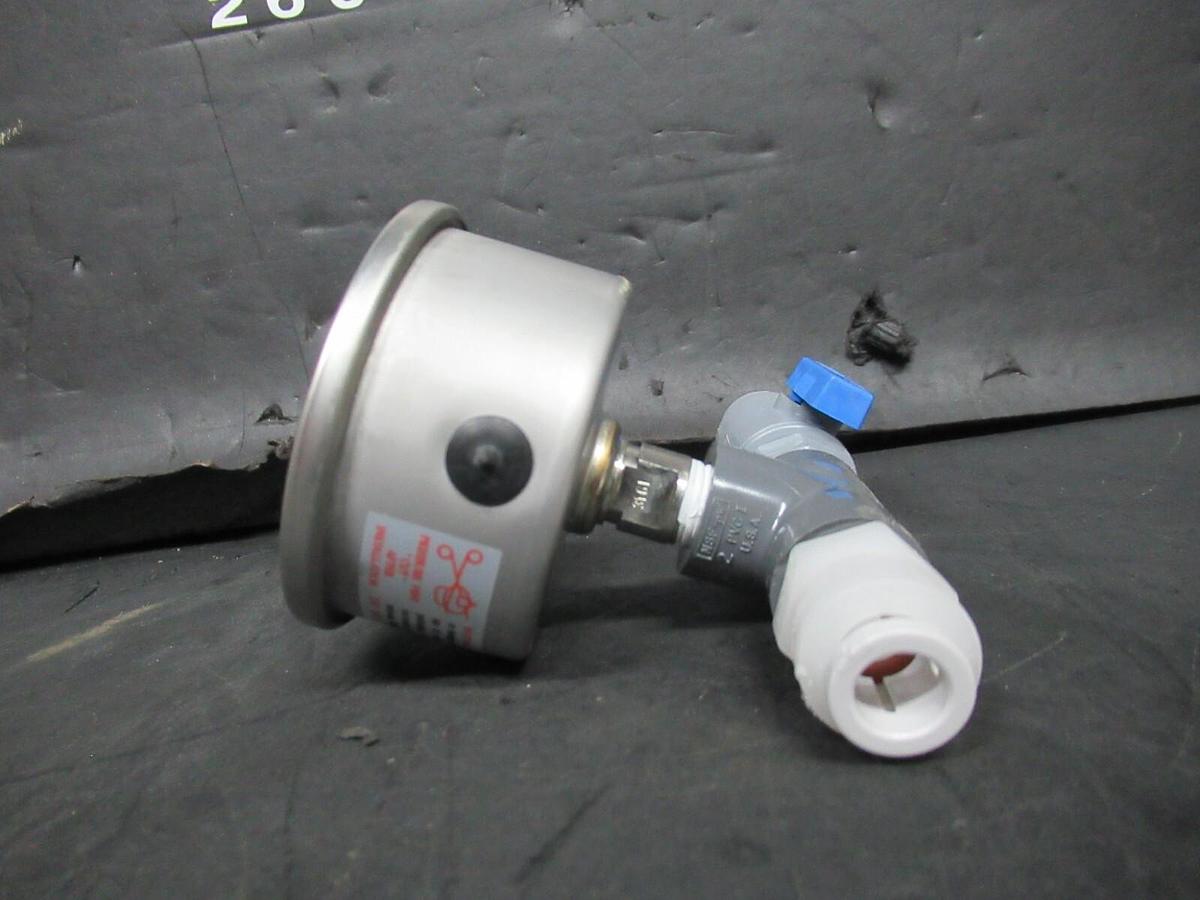NEW SURPLUS PRESSURE GAUGE 316L-SS 0-100 PSI **WARRANTY INCLUDED**