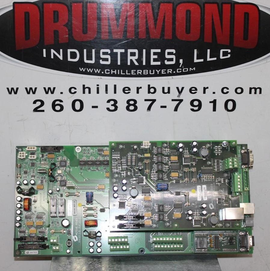 Used ACTIVE POWER SYSTEM I/O BOARD 30115-03 30114 REV. D W/ DAUGHTER BOARD 30126-2 A