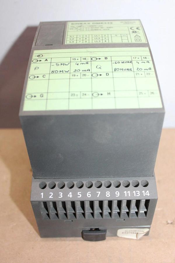 Used CAMILLE BAUER PROGRAMMABLE MULTI-FUNCTION TRANSDUCER SINEAX DME442 230V 10VA