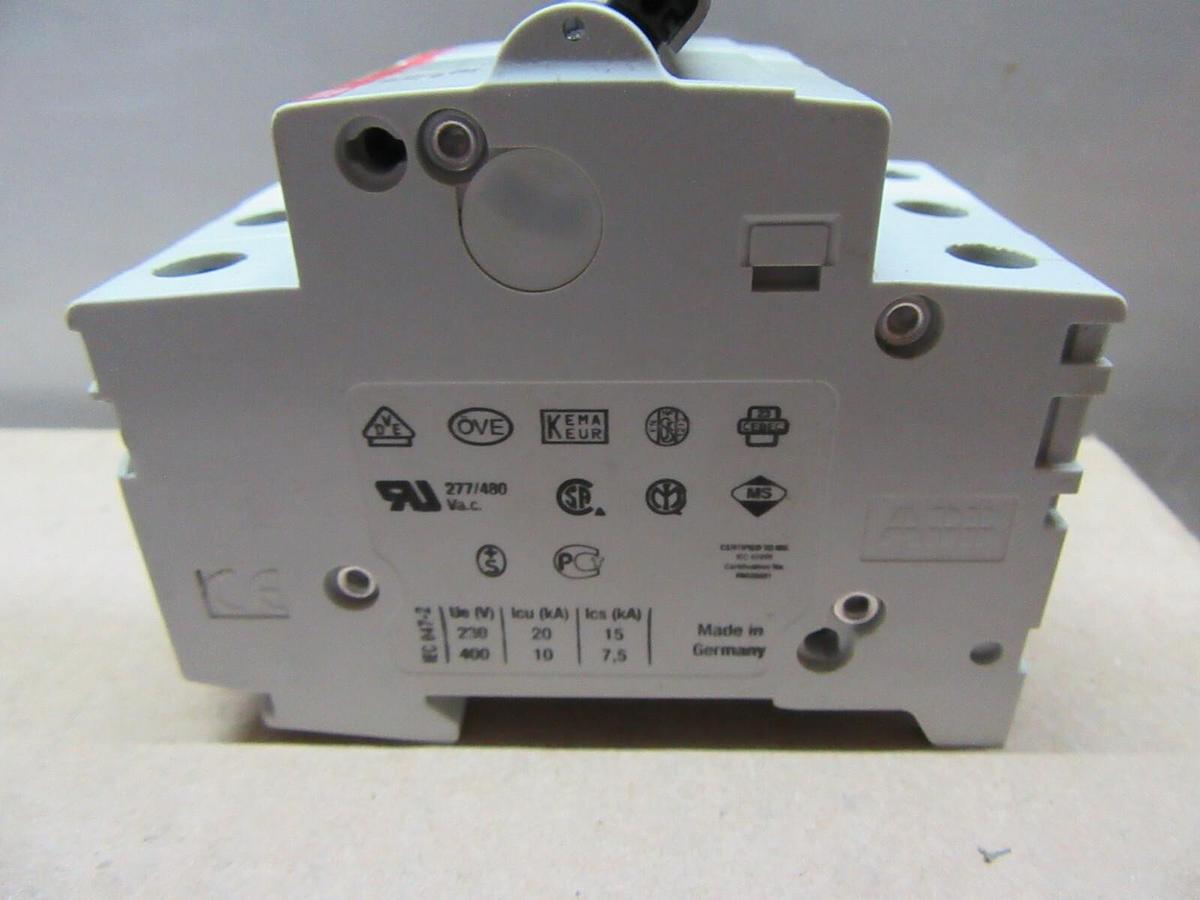 Used LOT OF 2 ABB S203-D10 400 VOLT 10 AMP 3-POLE **WARRANTY INCLUDED**