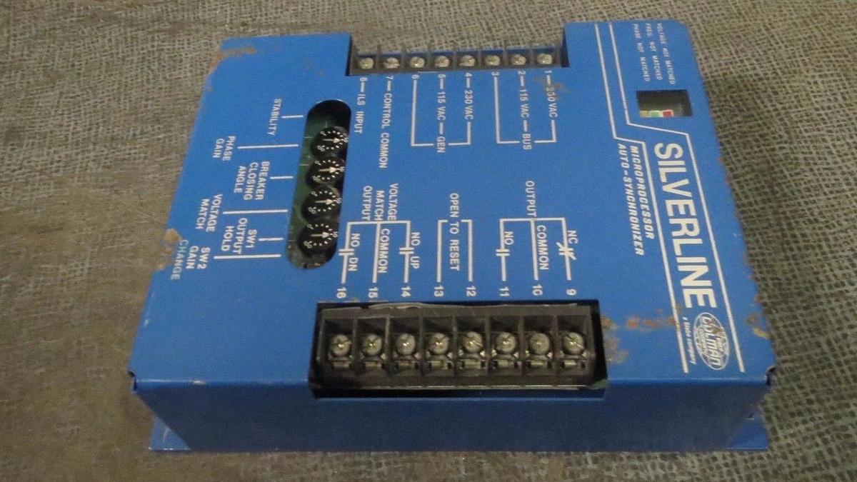 Used BARBER COLMAN SILVERLINE MICROPROCESSOR AUTO-SYNCHRONIZER MODEL: DYN2-90200