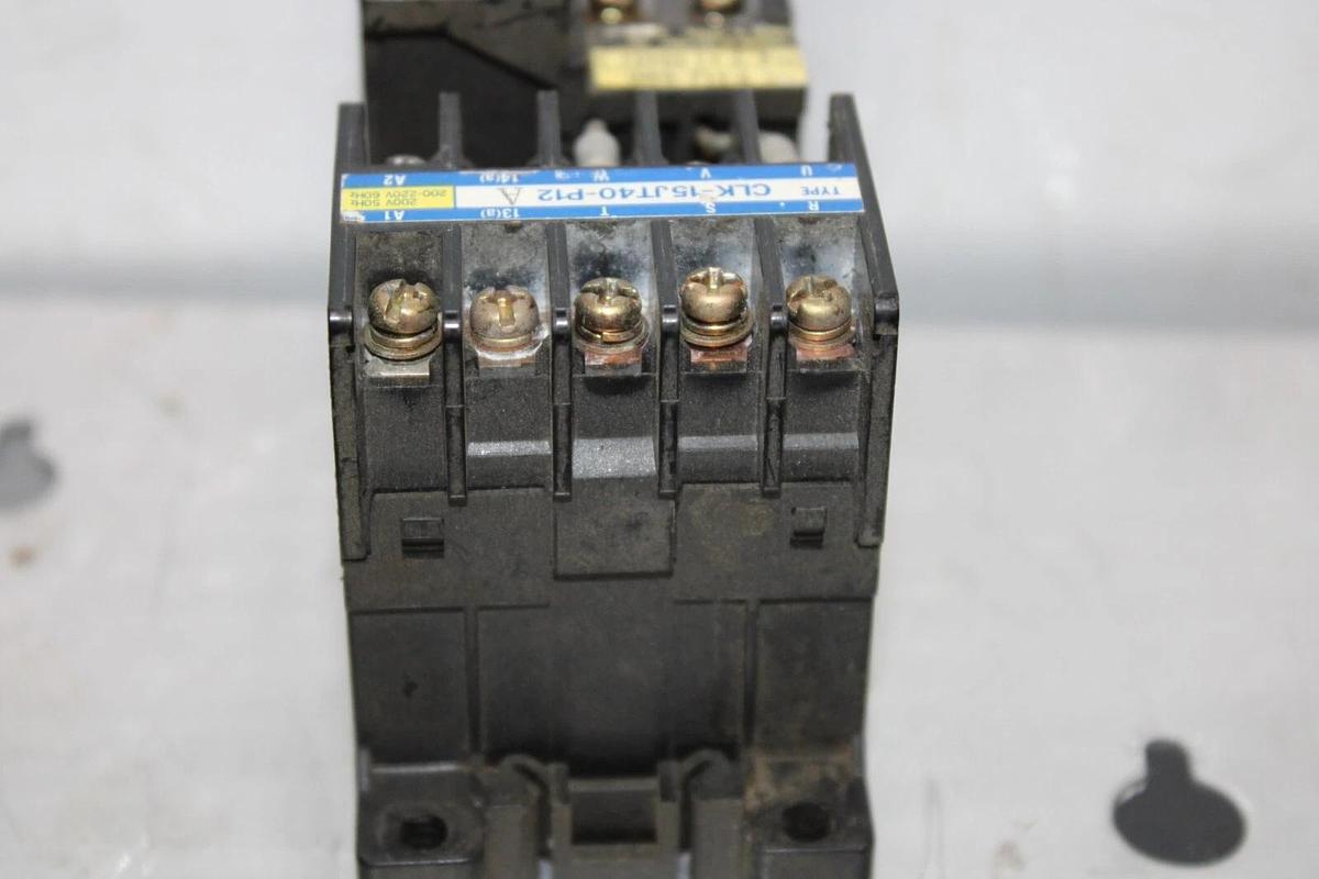 Used TOJAMI MAGNETIC SWITCH STARTER T-11J-S50 4.2 AMP W/ CLK-15JT40-P12 RELAY