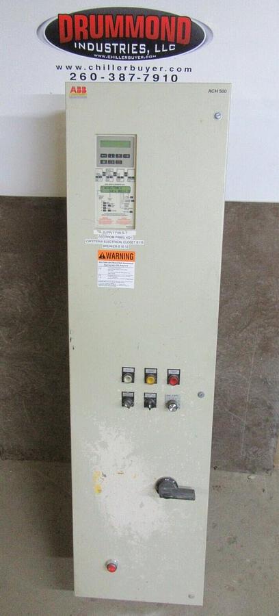Used ABB VARIABLE SPEED DRIVE H5010204N0P2BAFV00 480 VAC 20 HP 3-PHASE ACH-500