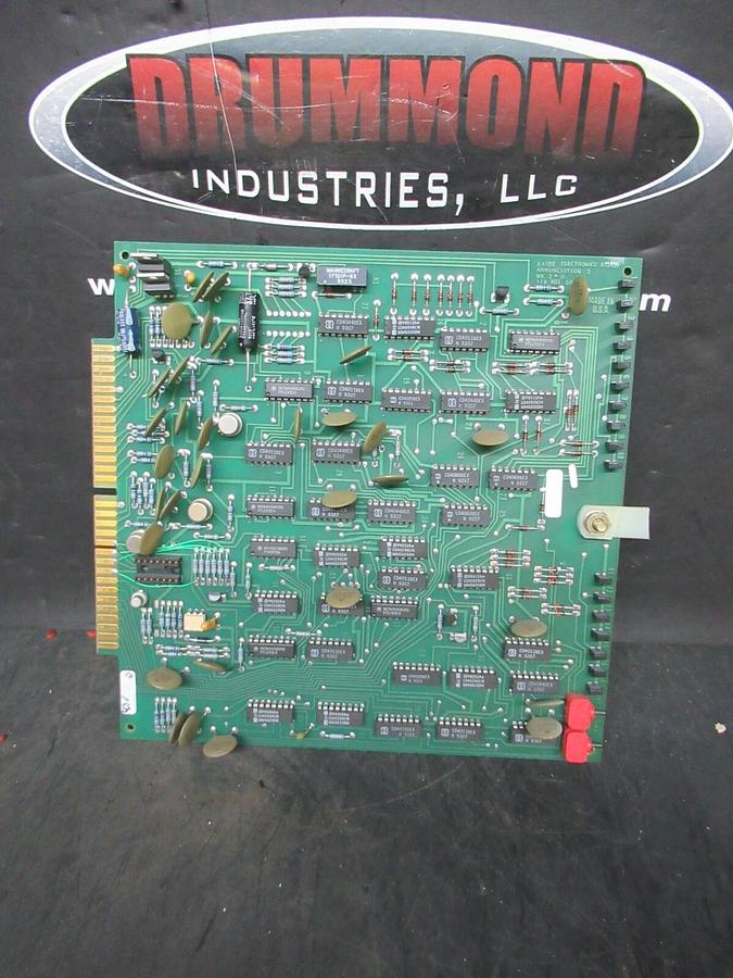 Used EXIDE ANNUNCIATION 2 MK II-U CIRCUIT BOARD 101072381 REV. R3 118302600 REV. A