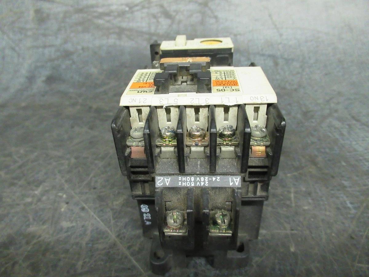 Used FUJI ELECTRIC STARTER SC-05 600V 3POLE 13A 5HP **WARRANTY INCLUDED**