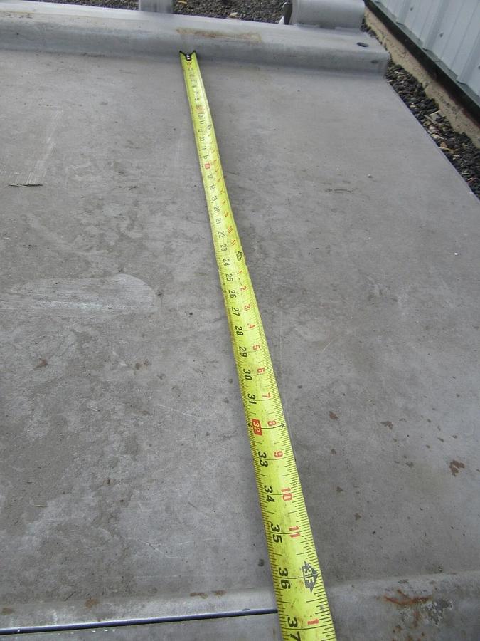 Used 3' X 3' SPX / GSE PROVEX PORTABLE FOOD GRADE STAINLESS FLOOR SCALE FAIRBANKS