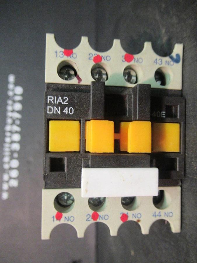 Used RAM CONTROL RELAY RIA2DN40 RIA2-DN-40 10 AMP 600 VAC COIL: 120 VOLT **WARRANTY**