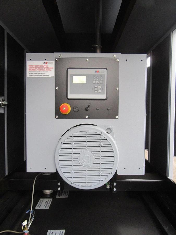 Used 30 KW DIESEL GENERATOR MTU 120/240V JOHN DEERE SOUND ENCLOSED 196 HRS VIDEO