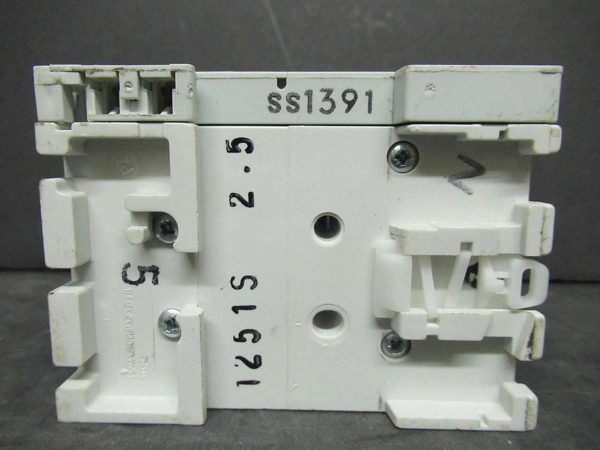 Used ABB MANUAL MOTOR START MS325 1.6-2.5 AMP 600 VAC W/ AUXILIARY CONTACTS