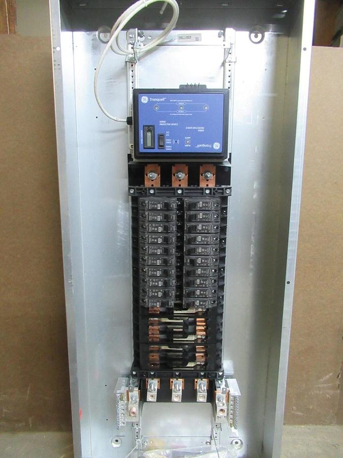 Used GENERAL ELECTRIC A-SERIES II PANELBOARD AQF3362MBX 225 AMP 36-SLOT 208/120 VOLT