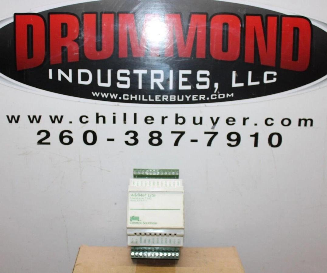 Used CONTROL SOLUTIONS ADDME LITE UNIVERSAL BACNET I/O MODULE AMJR-14-S 24 VOLT 0.15A
