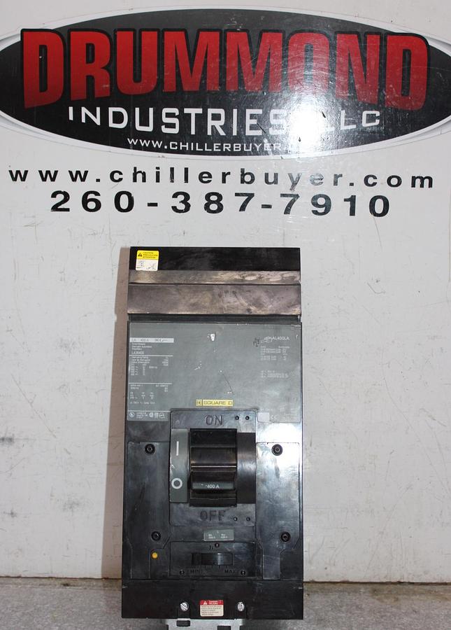 Used SQUARE D I-LINE CIRCUIT BREAKER HDA36060 60 AMP 600 VAC 3-POLE