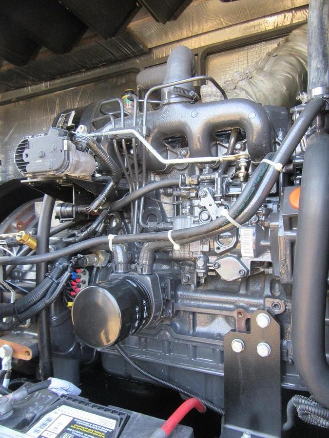 Used 30 KW DIESEL GENERATOR GENERAC 120/240 VOLT ONLY 305 HRS SOUND ENCLOSED VIDEO