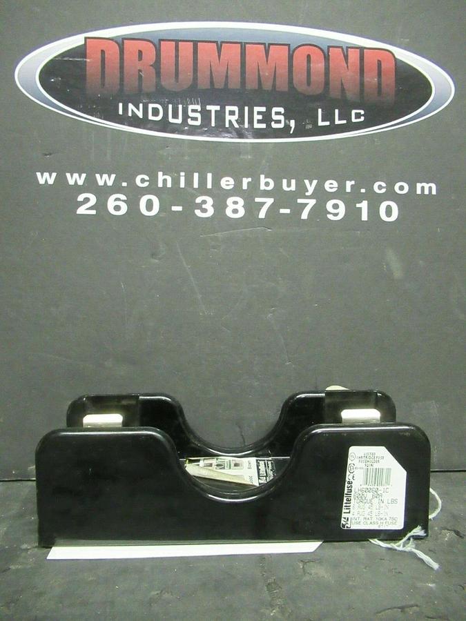 Used LITTELFUSE FUSE LUG SET LR60060-1C 600 VOLTS 60 AMP **WARRANTY INCLUDED!**