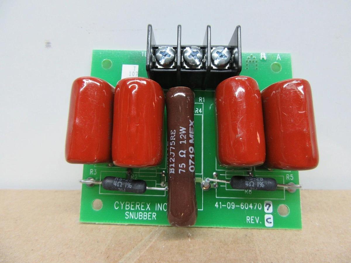 CYBEREX SNUBBER CIRCUIT BOARD 41-09-604707 REV. C **WARRANTY INCLUDED**