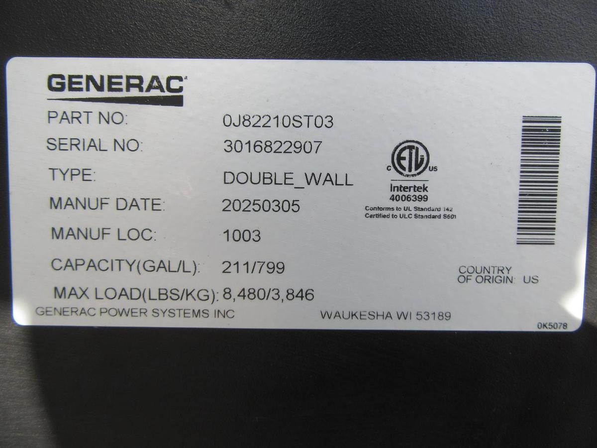 Used 50 KW DIESEL GENERATOR GENERAC 120/240V FPT BRAND NEW SOUND ENCLOSED VIDEO 50 KW