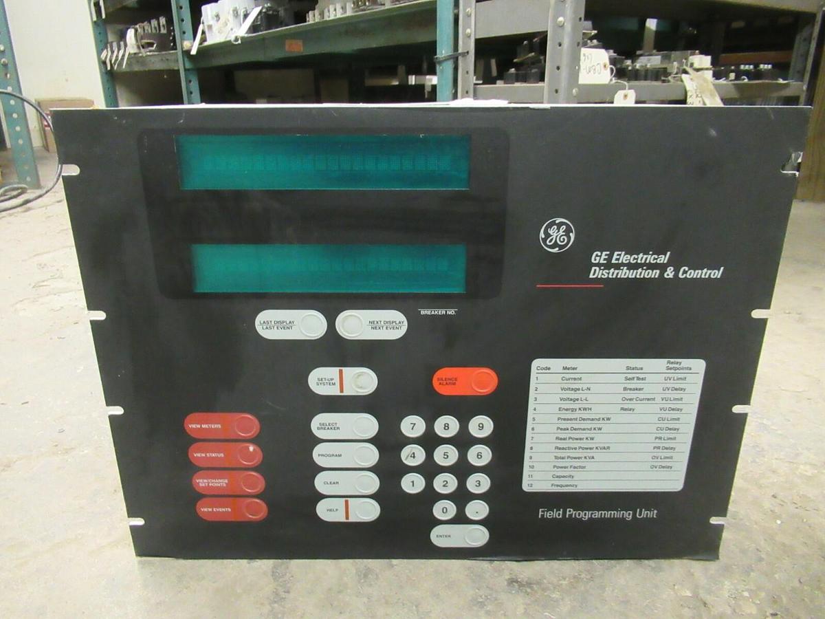 Used GE GENERAL ELECTRIC DISTRIBUTION CONTROL FIELD PROGRAMMING UNIT TFPU2DG2 E106667