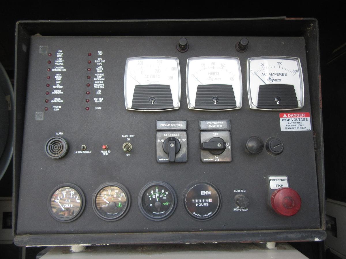 Used 60 KW DIESEL GENERATOR KATOLIGHT 120/240V RE-CONNECTABLE SOUND ENCLOSED 884HRS