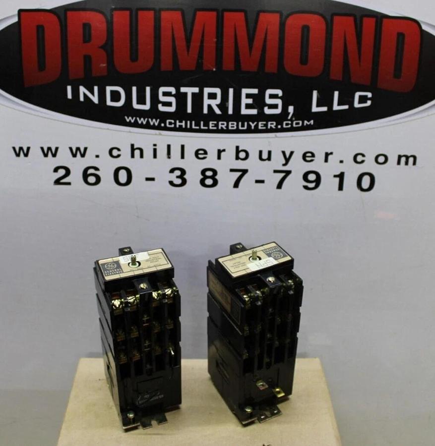 Used LOT OF 2 GE RELAY UNIT CR120B-D054 600V 48VDC COIL **WARRANTY INCLUDED**