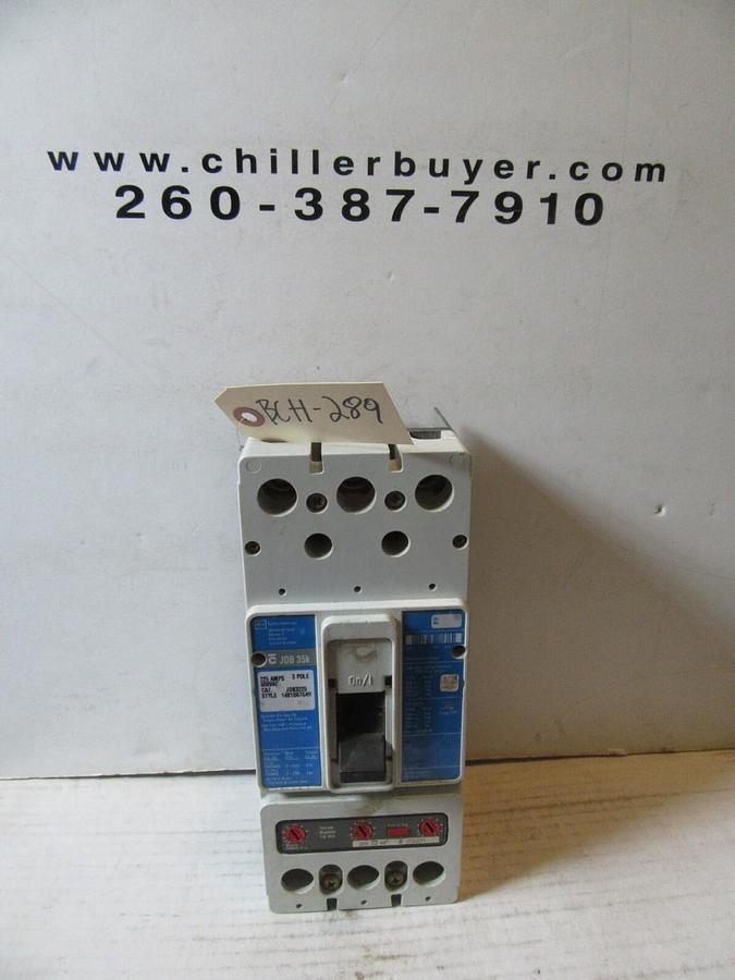 Used (1) CUTLER HAMMER JDB35k CIRCUIT BREAKER JDB3225 225 AMP 600 VAC 3-POLE