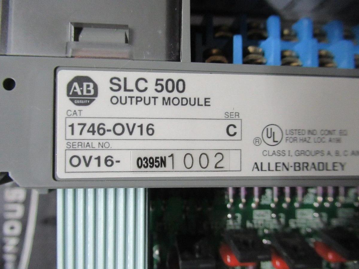 ALLEN BRADLEY SLC-500 OUTPUT MODULE 1746-OV16 SER. C *NEW SURPLUS*