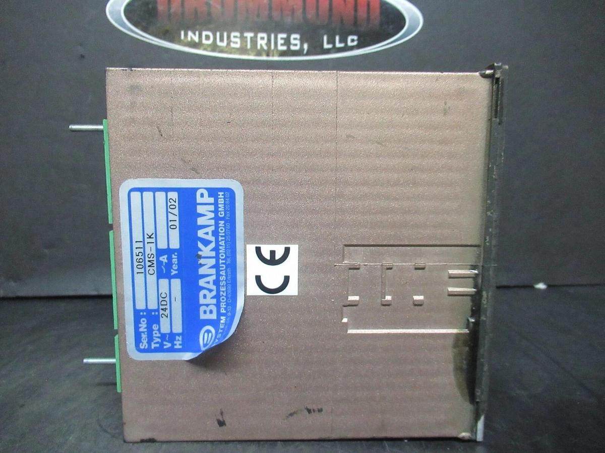 Used BRANKAMP CMS PROCESS CONTROL CMS-1K 24 VDC **WARRANTY INCLUDED**