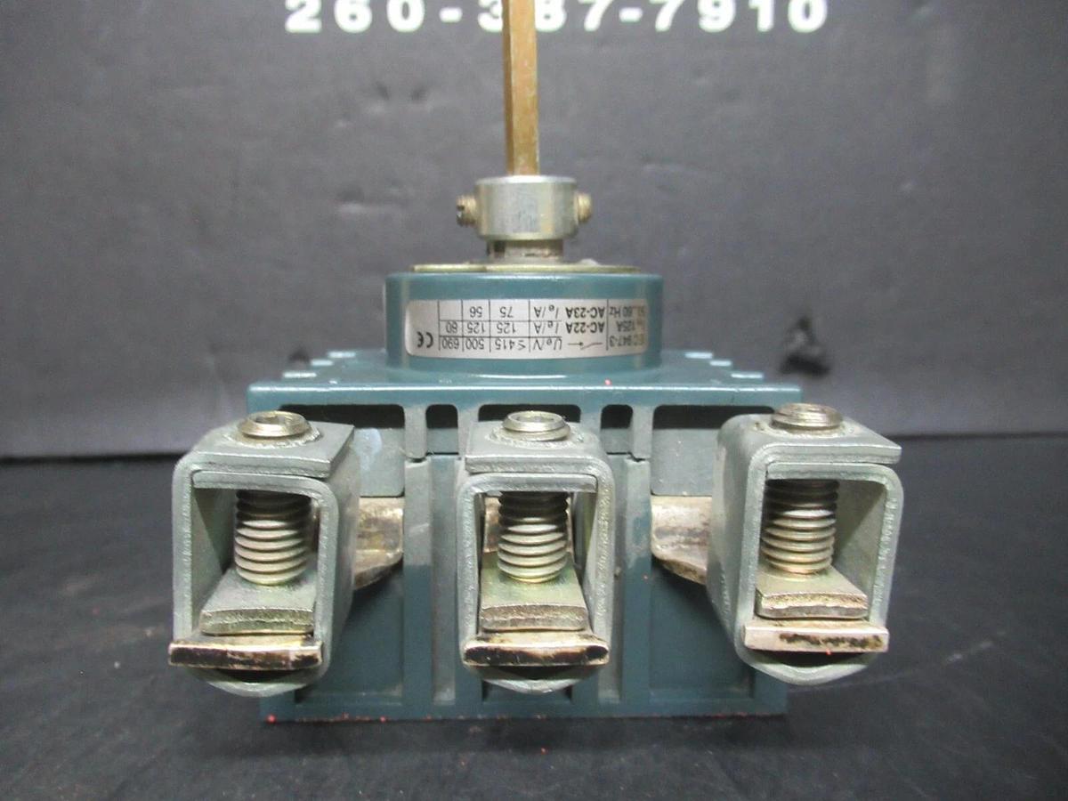 Used ABB DISCONNECT SWITCH OETL-NF100 3 PHASE 100 AMP 600 VOLT 60 HP **WARRANTY**