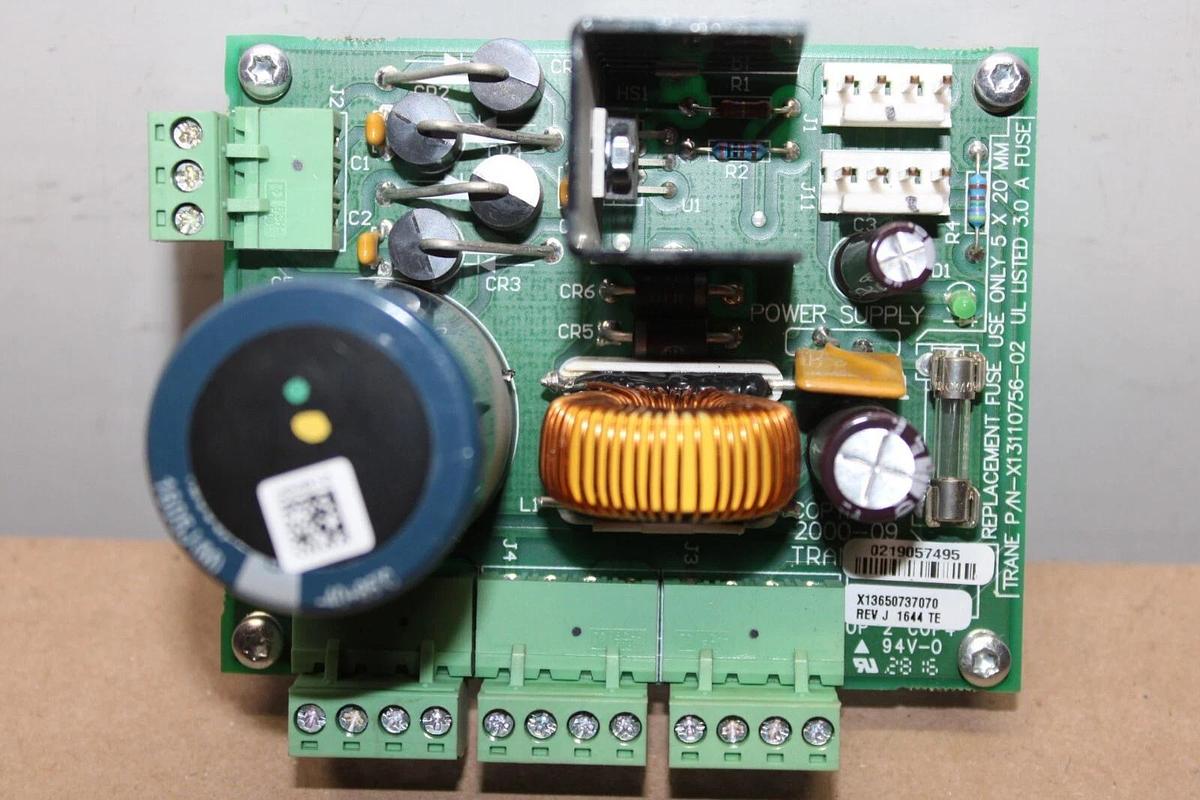 Used TRANE AIR CONDITIONING CONTROL BOARD X13650737070 REV. J *WARRANTY INCLUDED*