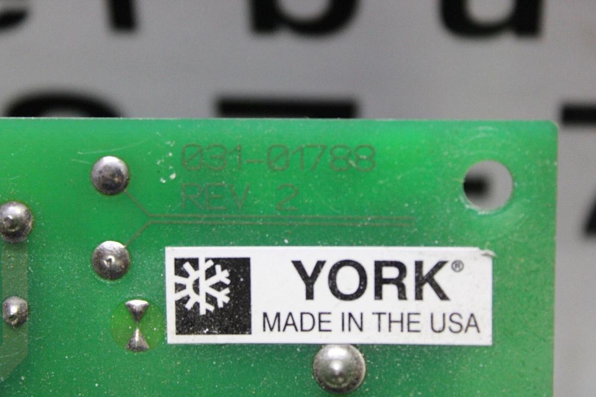 Used YORK HVAC EXPANSION CONTROL CIRCUIT BOARD 031-01788-001 **WARRANTY**