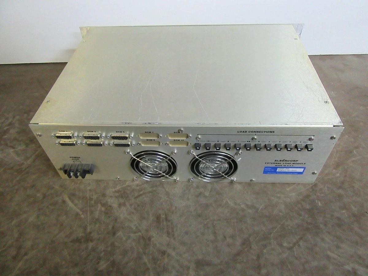 Used ALBERCORP EXTERNAL LOAD MODULE 1000-262 24 VAC x6 DCM x11 LOAD CONNECTIONS