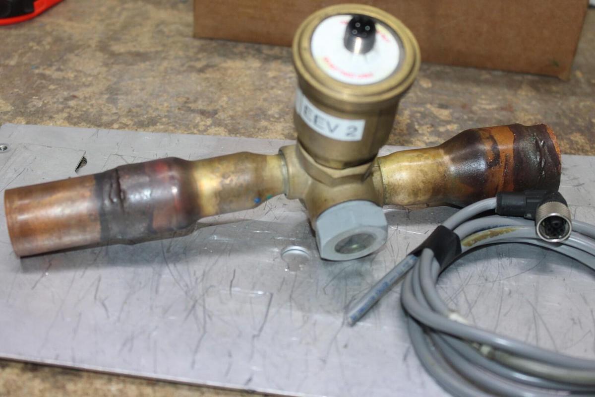 Used SPORLAN ELECTRIC EXPANSION VALVE SERI-JS M12 10'-S **WARRANTY INCLUDED**