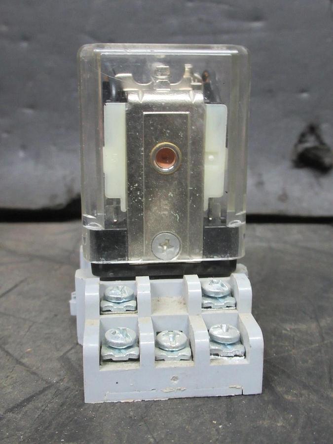 Used LOT OF 2 POTTER & BRUMFIELD RELAY KUP-11A15-120 120/240 VOLT 10 AMP 1/3 HP