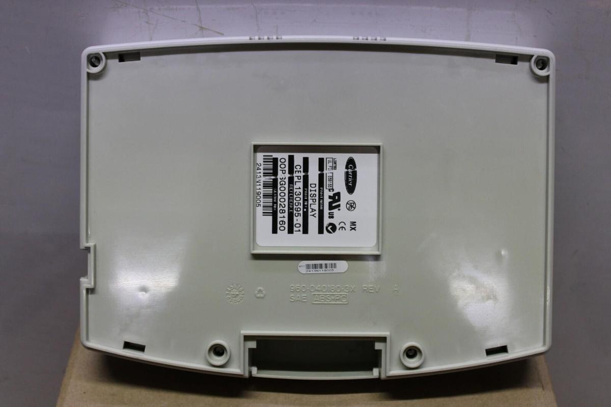 Used CARRIER CHILLER HMI OPERATOR INTERFACE DISPLAY CONTROLLER CEPL130595-01