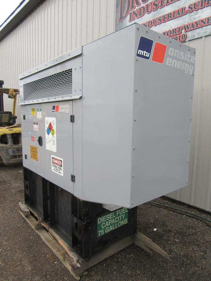 Used 20 KW DIESEL GENERATOR MTU 120/240 V 4LE1 ISUZU SOUND ENCLOSED 48 HRS  VIDEO