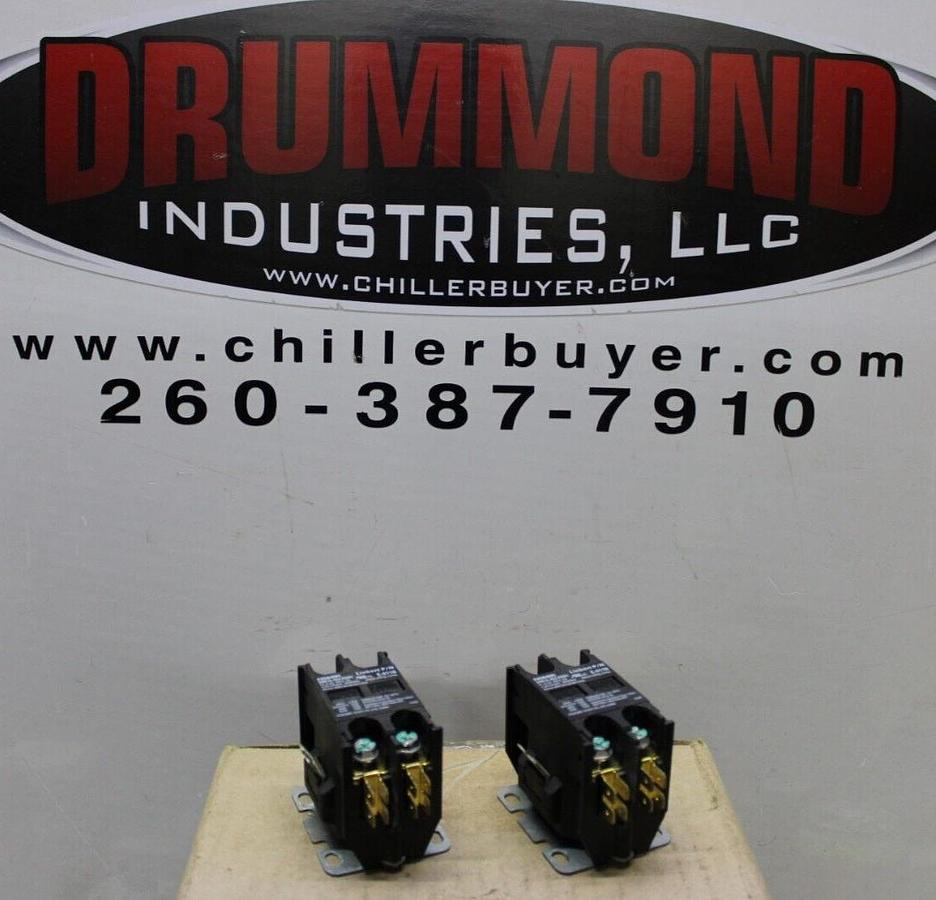 Used LOT OF 2 HOMER CONTACTOR XMC0-252-EBBC E-011B 25 AMP 600 VOLT 3-POLE COIL: 24V