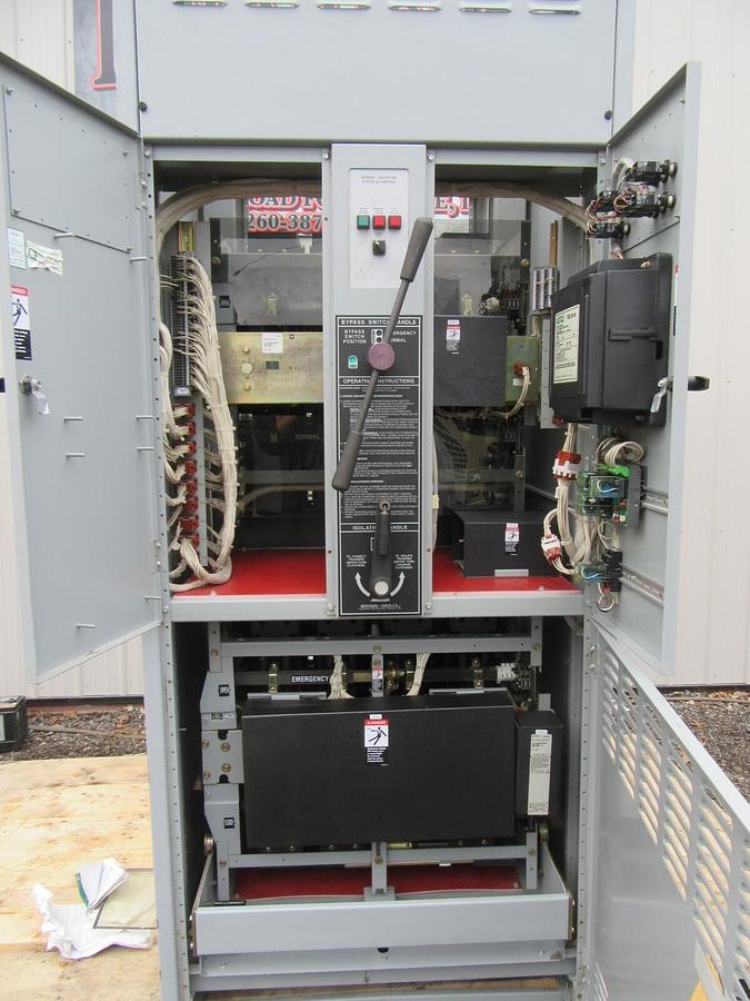 Used 1000 AMP ASCO AUTOMATIC TRANSFER SWITCH 7000 SERIES 480 V ATS BYPASS ISOLTION