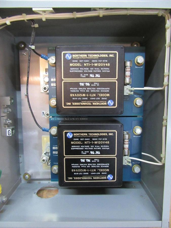 Used NORTHERN TECHNOLOGIES TRANSIENT VOLTAGE SURGE SUPPRESSOR MMK-BI-SS6360 240VAC