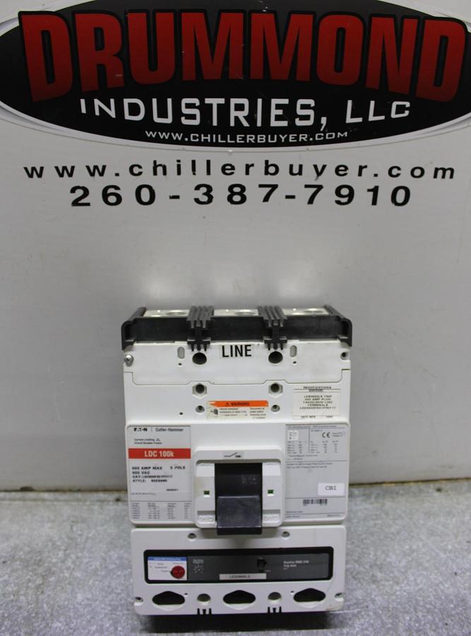 Used CUTLER HAMMER CIRCUIT BREAKER FDC3015L 15 AMP 3-POLE 600 VAC