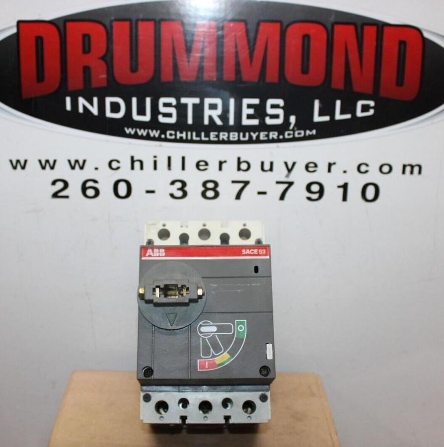 Used ABB MOLDED CASE SWITCH SACE S3 S3H 225 AMP 3-POLE 480 VOLT *WARRANTY*