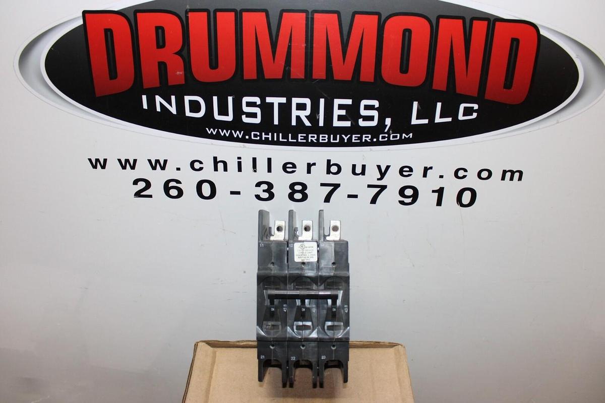 Used AIRPAX BREAKER 209-3-2599-479 3-POLE 240 VAC 50.4 AMP HH83XB479-B