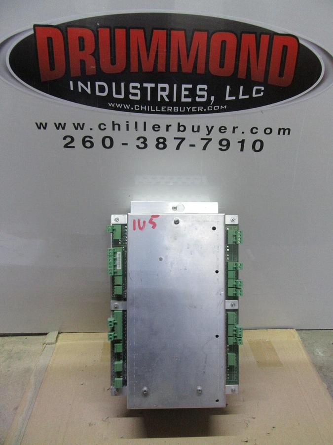 Used TRANE CHILLER STEPPER OPTIONS MODULE X13650455-05 REV. G W/ X13650452-05 REV. F