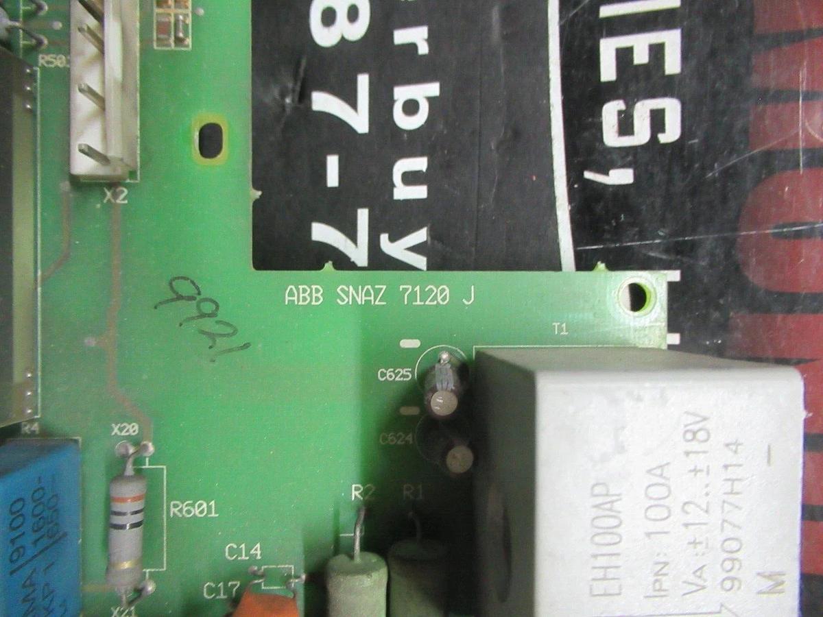 Used ABB CIRCUIT DRIVE BOARD SNAT7120 SNAZ7120-J 7120KJJ9180104 **WARRANTY INCLUDED**