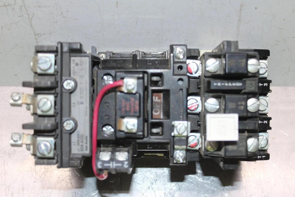 Used ALLEN BRADLEY NEMA STARTER 509-AOD SIZE 0 18 AMP 600 VOLT 3-PHASE 5 HP