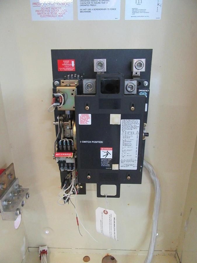 Used 260 AMP KOHLER ASCO ATS AUTOMATIC TRANSFER SWITCH K-164231-260 240 V 1 PH 60 HZ