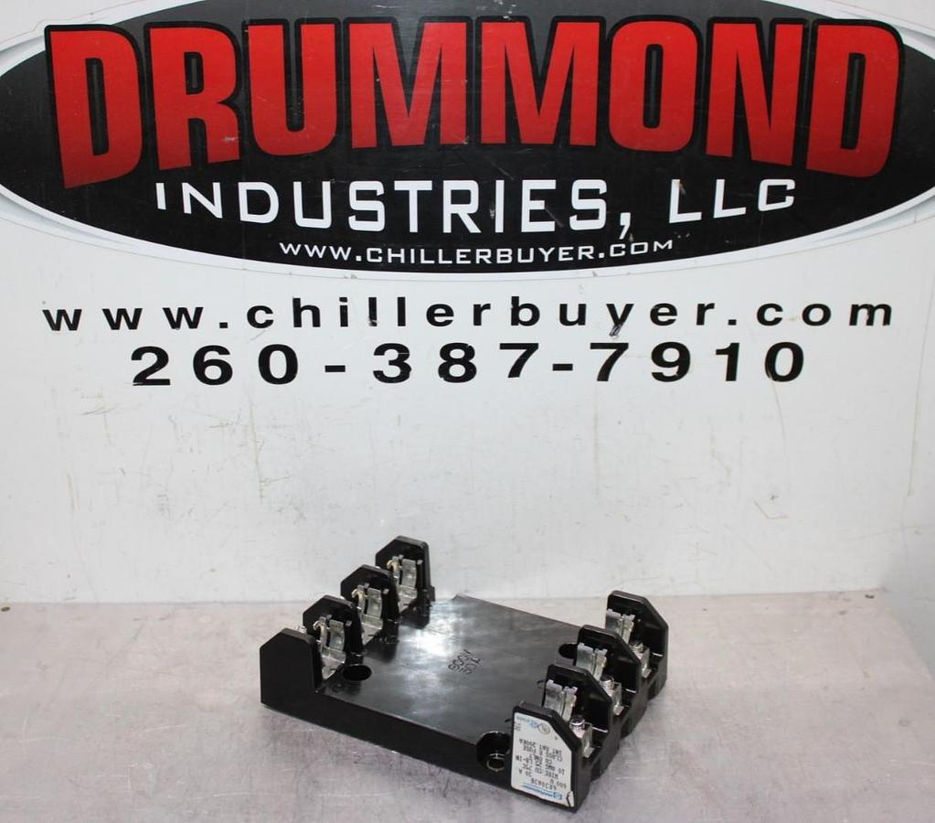 Used MARATHON 3-POLE FUSE LUG 6R30A3B 600 VAC 30 AMP FOR CLASS R FUSES COPPER ONLY