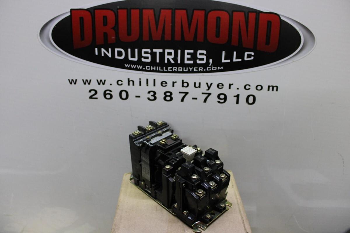 Used ALLEN BRADLEY STARTER 509-B0D SER. B SIZE 1 27 AMP 3-PHASE 600 VOLT COIL: 120V