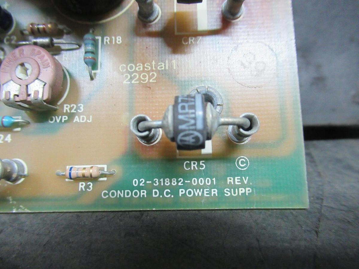 Used CONDOR DC POWER SUPPLY 02-31882-0001 REV. A **WARRANTY INCLUDED**