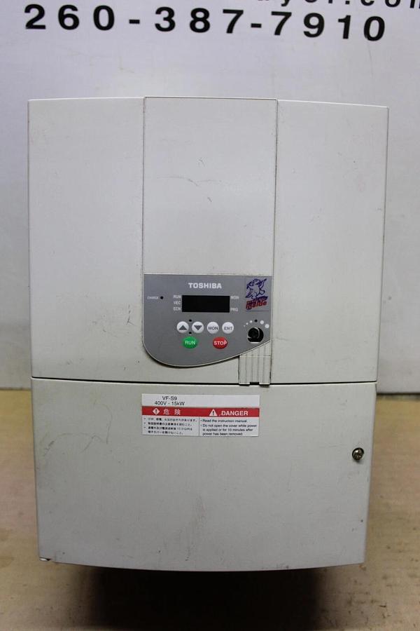 Used TOSHIBA TRANSISTOR INVERTER VFS9-4150PL-WN 500 VOLT 45 AMP **WARRANTY**